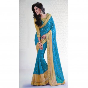 Kaveri’s Gorgeous Party Sharee With Full Embroidery